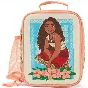 DISNEY STORE Official Princess Insulated Lunch Box Moana Heihei Tote New